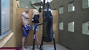 Hot 18 Yr Old Blonde In Neighbor's Kitchen