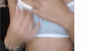 liloo enjoys caressing her big tits in amateur scene