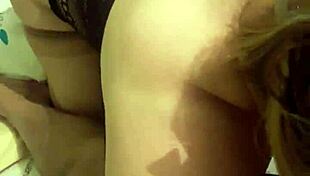 Wife gives blowjob then rides in cowgirl and doggystyle.