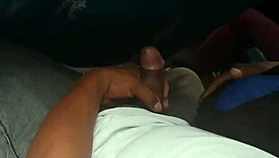 Transsexual Chacal Masturbates Cock In Public Bus