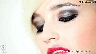 Sexy Horny Naked Woman Gets Pussy Sniffed and Feet Licked