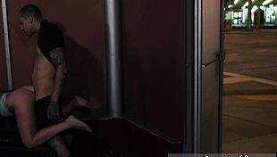 cute platinum-blonde teen valerie white in bdsm domination cumshot