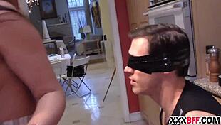 Valentine's day brings a big cock surprise to petite teen