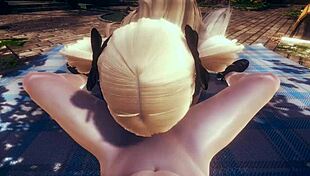 Genshin Impact Hentai - POV Fischl Blowjob Cum On Face