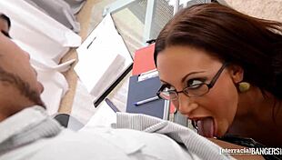 interracial bangers - emma butt, suck that horny boy's dick now!