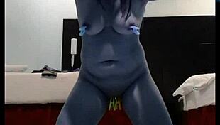 Filipina On Her Knees After Two Hours