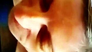 i'm this huge milf getting a facial. cum all over my face, ohh!