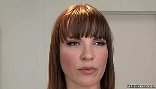 Artist gets foot up blondes asshole