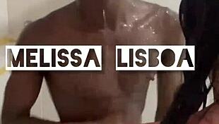 That big black guy fucked me bareback in the shower and came on my face!