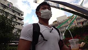 part1 lika-chan the tanned gal sex addict works bikini izakaya, releases horny desires with blowjob and cum homemade