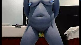 Filipina On Her Knees After Two Hours