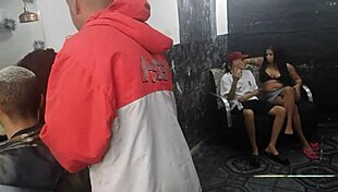 cheated in barbershop, came on agatha's belt