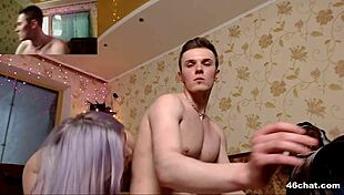 Group chat turns into sucking and fingering with girlfriend