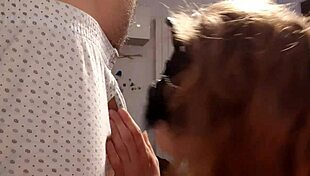 feeling the warm cum on my body while blowing passionately.