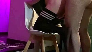 Amateur She Fucked Him in Kitchen While Playing With His Ass