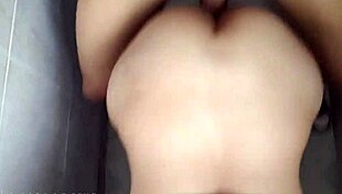 Grandma fucks me and pisses on my ass!