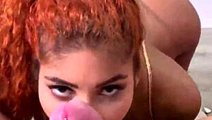 Venezuelan Goddess Sucks Big Cock In POV Scene