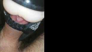 mommy's heels and fake pussy jerk off