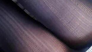 i peek under nylon skirt panties