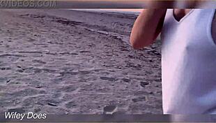 Flashing Those Big Tits At Sunset 😍