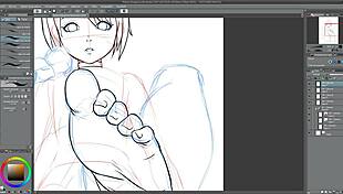i drew kairi giving footjob with toys