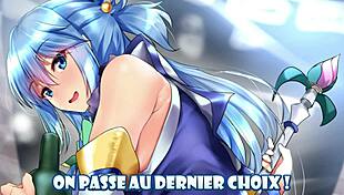 Aqua says, judge your perversion with femdom JOI and anal assfucking