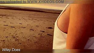 Flashing Those Big Tits At Sunset 😍