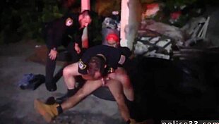 Mature Cop Gets Effortless Blowjob From Young Boy