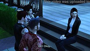 Bazory Rescue Turns Into Wild 3D Hentai Orgy