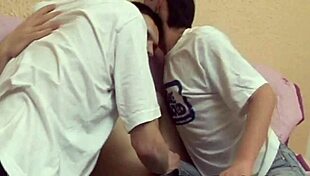 extreme hardcore threesome with bareback gay sex action