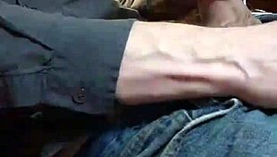 Stroking my hard cock for bianca