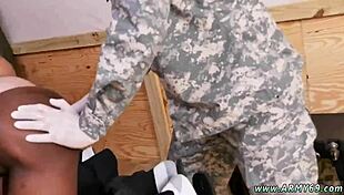 how does the drill sergeant relieve the boy's homo urges with gay sex?