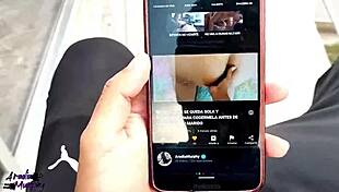 Vecinos mirones follando a mi hermanastro en el balc�n con blowjob y doggystyle