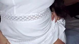 Amateurs dance in red panties, showing off small tits and more. Watch the full scene unfold.