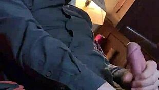 Stroking my hard cock for bianca