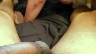 Latina sucking a massive dick dry with fierce skill.