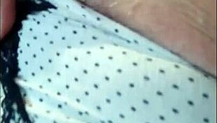 redhead sensualizing her big tits for friend