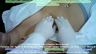 become doctor tampa, givin angel santana 1st gyno exam ever, caught on cam by me for ya to jerk on doctor-tampa com