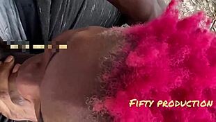 I Made Her Suck My Big Black Cock Until I Cum in Her Mouth