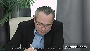 Sweet YOUNG 18+ gets SEDUCED and FUCKED by SENIOR SCHOOLTEACHER