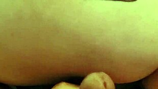 Latina sucking a massive dick dry with fierce skill.