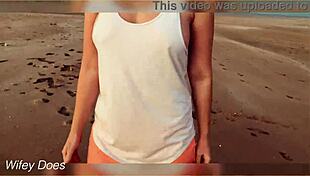 Flashing Those Big Tits At Sunset 😍