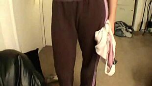 Hot Misty Gives Intense Blowjob Backstage In Bikini Latex