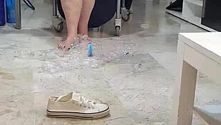 coolmarina crash fetish with sneakers that smell really good