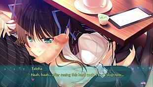 primal hearts 2 part 7 hentai game with blowjob, outdoor creampie