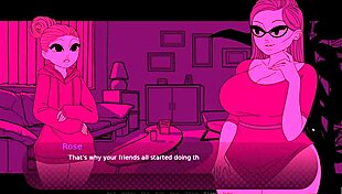 Lesbian counselor turns girls into horny sluts with kissing therapy