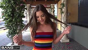 Jessa Blue On Her Knees In Stairwell, Doggystyle Blowjob With Group Bisexual Action