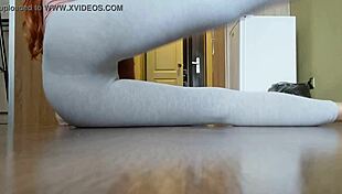 Yoga pants always look so damn hot on that tight ass during practice.