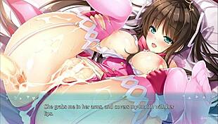 primal hearts 2 part 7 hentai game with blowjob, outdoor creampie