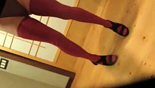 Elena does a hot striptease, ripping clothes